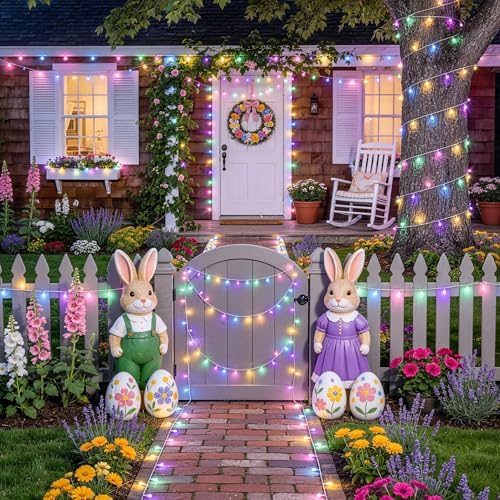 JMEXSUSS 200 LED Easter Lights for Classroom Decor, 66ft Classroom Lights - Image 3