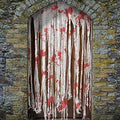 4 Pcs Halloween Door Curtain, 65"x 39" Bloody Doorway Curtain Decoration by Sfcddtlg