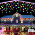 Lomotech Christmas Icicle Lights - 32Ft Christmas Lights,Multicolor by Lomotech