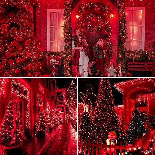 woohaha Red Christmas Mini String Lights, 2 Pack 50 Count 13FT Green Wire - Image 7