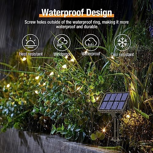 btfarm 12 Pack Solar String Lights Outdoor, Total 396FT 960LED Fairy Lights - Image 2