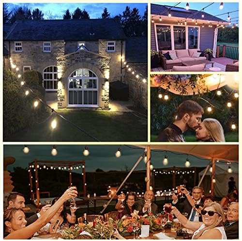 200FT String Lights for Outside LED Patio Lights Outdoor Waterproof - Image 6