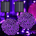 Solar Halloween String Lights, Purple 200Led, Outdoor Waterproof by YAOZHOU