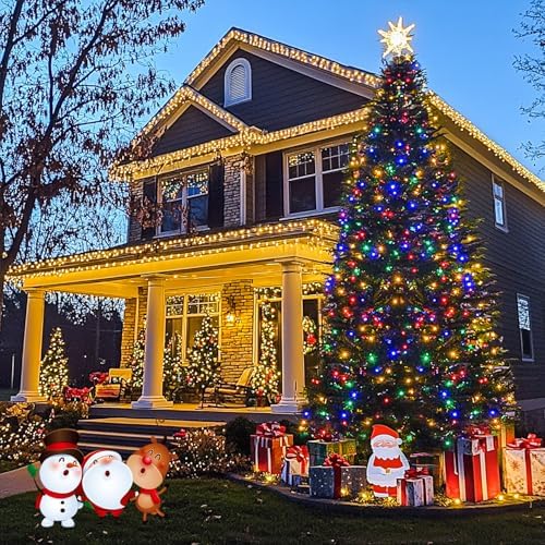 JMEXSUSS 168FT 600 LED Color Changing Christmas Lights Outdoor Plug in - Image 4
