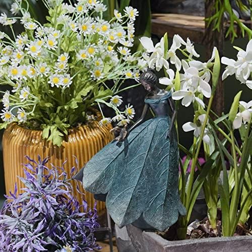 Guichifun Fairy Statue Leaf Angel Girls Gardening Gifts for Women - Image 4