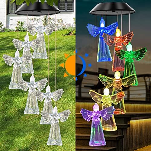 WENANA Angel Solar Wind Chimes, Gift for Women - Image 3