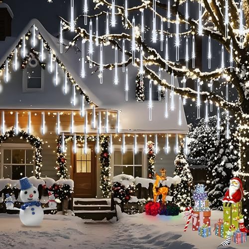 Adecorty Christmas Lights Outdoor, Meteor Shower Light UL Certified - Image 2