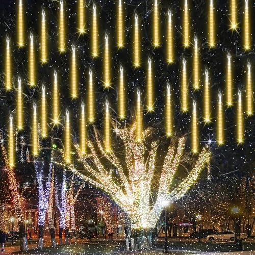 Joomer Christmas Lights Outdoor 11.8 inch 10 Tubes Meteor Shower Lights by Joomer