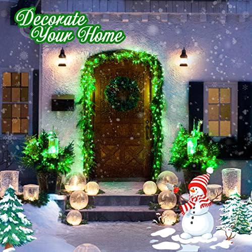 JMEXSUSS 8 Modes 163 FT 500 LED Green Christmas Lights Indoor Outdoor - Image 7