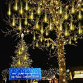 Warm White Meteor Shower Lights for Xmas Wedding Party Decorations, 24-Tube by Kwaiffeo