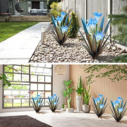 Metal Agave Plant Outdoor Decoration Lily Mexican Yard Art Garden Statue - Image 4