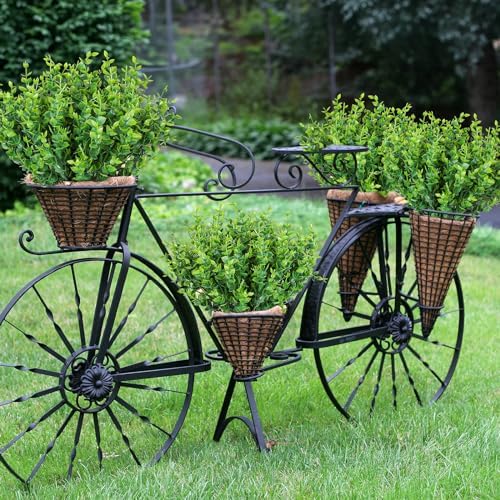 AmyHomie 20 PCS Artificial Flowers for Outdoors, UV Resistant Fake Plants - Image 5