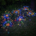 DONGULI Outdoor Solar Garden Lights, 120 LEDs 8 Lighting Modes 6 Packs Waterproof Solar Fireworks Light Sparklers for Patio Walkway Yard Courtyards Pathway Christmas Party Decorations by DONGULI