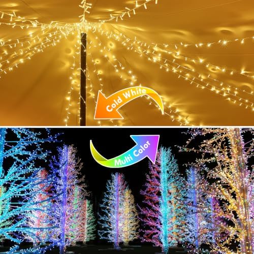 Connectable String Lights Indoor Outdoor Clear Wire | Warm White Christmas Lights | Twinkle Fairy Light Plug in with Timer for Bedroom Classroom Wedding Tree Patio Decor - Image 6