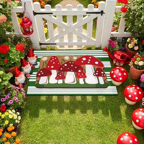 Tinideya 2 23.6 X 35.4 Inches Mushroom Green Red - Image 6