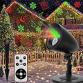 Holiday Laser Projector Lights Outdoor, Dynamic Snowflake Lighting Effects Holiday Projector Outdoor with Remote, Christmas Spotlights for House Yard Garden Xmas Decoration by ORBISLUX