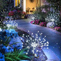 Anordsem Solar Firework Lights Outdoor Garden Sparkler Lights 4 Pack White by Anordsem