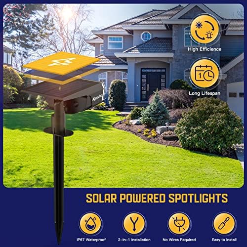 Kyosho Solar Halloween Decorations Outdoor Halloween Lights Outdoor 2 Pack - Image 3