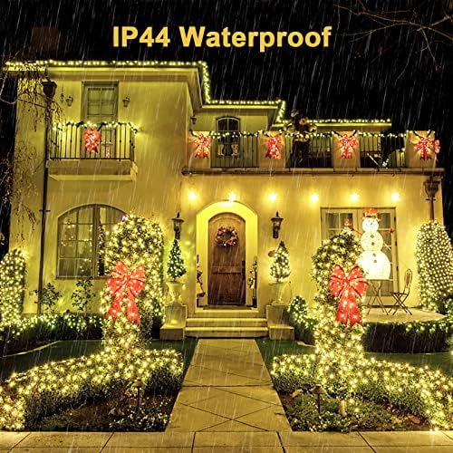 JMEXSUSS 360 LED Christmas Net Lights, Warm White, 12ft x 5ft - Image 4