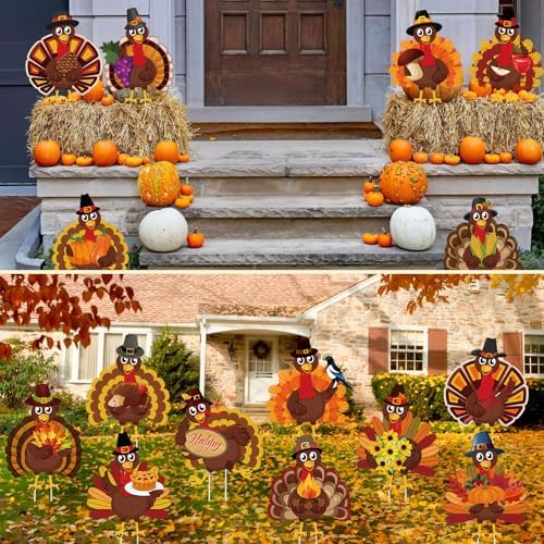 Yuntau Fall Yard Signs with Stakes, 18 Styles - Image 6