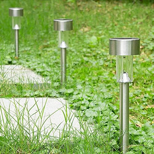 SOLPEX Solar Garden Lights Outdoor, 6 Color 12 Pack Stainless Steel Led Pathway Lights,Halloween/Christmas Solar Decorative，Christmas Decor for Patio, Lawn, Yard,Landscape and Walkway - Image 4