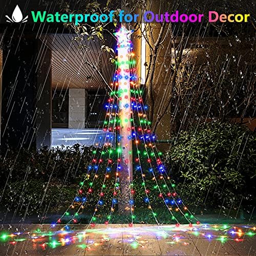 Christmas Decorations Outdoor String Lights 8 Modes and Timer with Remote - Image 4