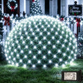 OYCBUZO 360LED Net Lights Outdoor, 21ft x 5ft Connectable String Mesh Lights 8 Modes with Memory Function, Christmas Netting Light Plug in for Bushes Thanksgiving Xmas Tree Party Garden - Cool White by OYCBUZO