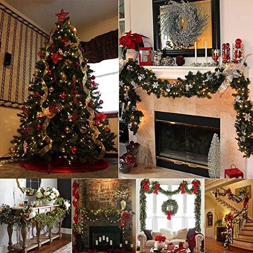 woohaha Christmas Lights,2 Pack 13ft 50 Count Incandescent Bulb Green Wire String Lights Connectable, Mini String Light for Indoor Outdoor Garden Tree Wedding Party Decoration (Warm White) - Image 4