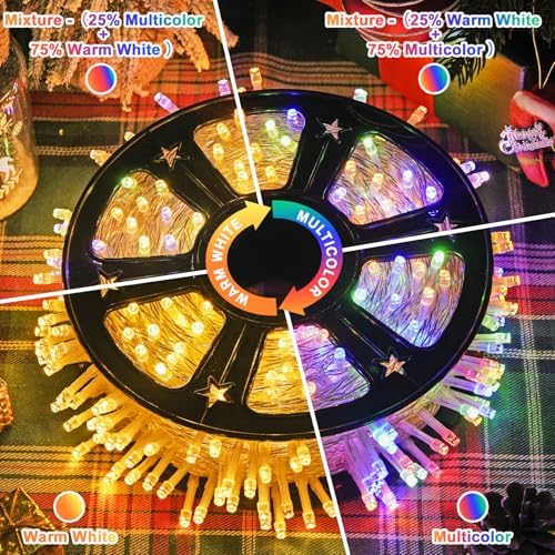 JMEXSUSS 168FT 600 LED Color Changing Christmas Lights Outdoor Plug in - Image 3