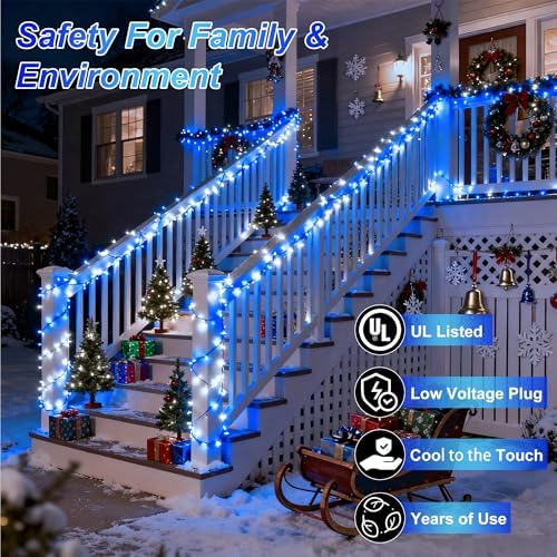 750 LED 240FT Christmas String Lights Outdoor, 12 Pro Modes, Timer, Memory - Image 5