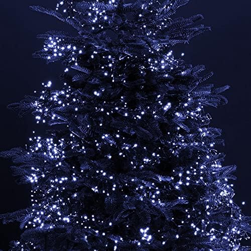Dazzle Bright Christmas String Lights, 100 LED 33 FT Connectable Fairy Lights with 8 Modes, Waterproof Christmas Decorations for Indoor Outdoor Holiday Party Home Tree Decor (White) - Image 4