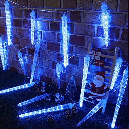 Joomer Icicle Christmas Lights Outdoor,13FT 20 Icicles 400 LED, Warm White - Image 3