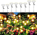 Solar Firefly Lights Outdoor Yard Garden Decor Warm White 8 Pack by Unknown