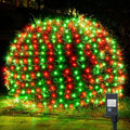 WBao Christmas Net Lights, 360LED 11.5ft x 6.9ft Christmas Lights with 8 Modes, Timer, End to End Connectable, Waterproof Design for Lawn, Bushes, Trees Outdoor Xmas Decorations, Red Green by WBaoOfficial