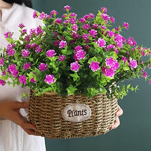 RECUTMS Artificial Flowers Outdoor UV Resistant Fake Spring Fall Plant 12Pc - Image 3