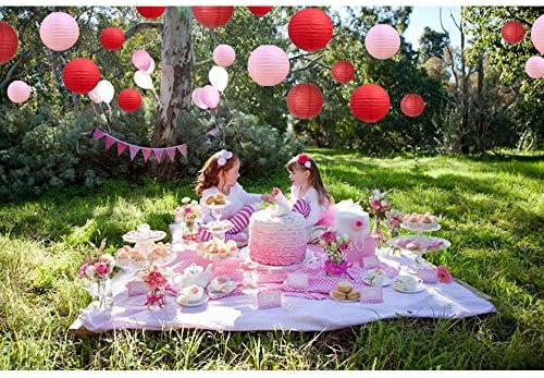 BEISHIDA Red Pink Paper Lanterns 10Pcs 4/6/8/10/12 Inch Round Chinese Lamp - Image 6