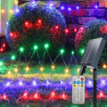 Solar Christmas Net Lights Outdoor-208Led 9.9x6.6Ft Multicolor by YAOZHOU