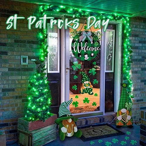 Hopolon Green St Patricks Day Mini Lights, 2 Pack 50 Count 13FT Green Wire - Image 2