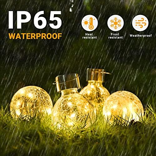 GIGALUMI Fall Solar Lights Outdoor Hanging Lanterns Solarpowered for Garden - Image 2