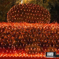 YEGUO 2 Pack 360 LED Clear Wire Net Lights Orange by YEGUO