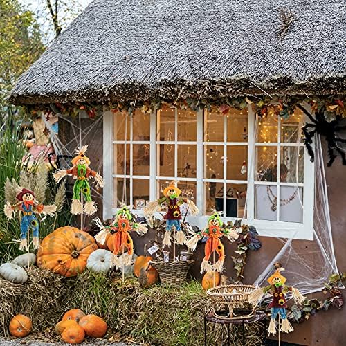 6 PCS Halloween Scarecrow Decorations, Scarecrows Fall Decor - Image 2