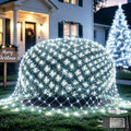 Pooqla Cool White Net Lights, 15x 5ft Christmas Lights Outdoor Clear Wire by Pooqla