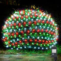 WBao Christmas Net Lights, 360LED 11.5ft x 6.9ft Christmas Lights with 8 Modes, Timer, End to End Connectable, Waterproof Design for Lawn, Bushes, Trees Outdoor Xmas Decorations, Red Green White by WBaoOfficial