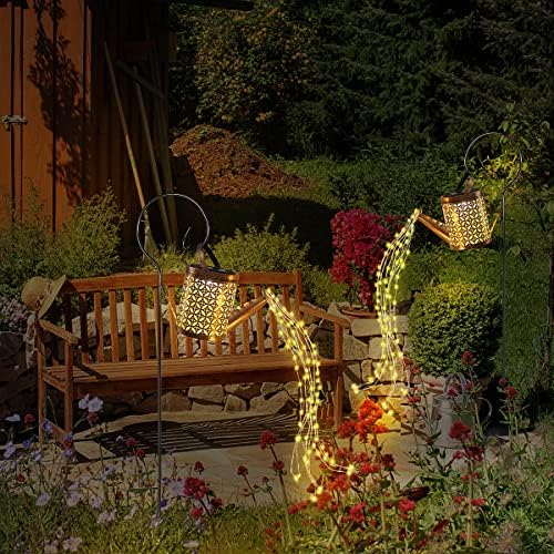 Watering Can with Lights,Solar Lanterns Outdoor Hanging Waterproof Garden Decor,Solar Outdoor Garden Decorative,Decorations for Lawn Path Patio (1) - Image 5