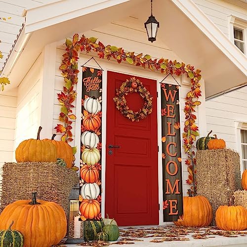 Fall Porch Banner Autumn Thanksgiving Decoration for Home Decor - Image 6