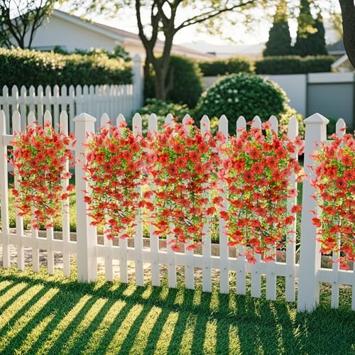 Artificial Fake Flowers Plants for Outdoor UV Resistant Summer Decoration - Image 5