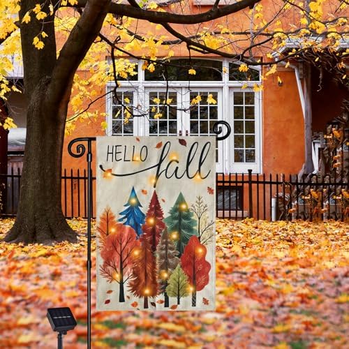 Thanksgiving Garden Flag, Maple Forest, 12x18 In - Image 2