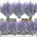 TURNMEON 10 Bundles Artificial Lavender Flowers for Outdoors Summer Decor by TURNMEON