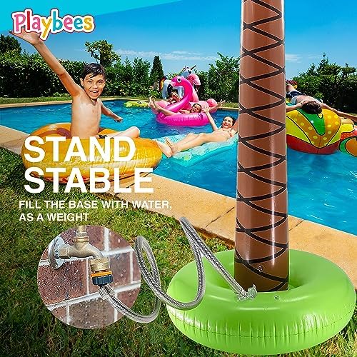 Giant Inflatable Palm Trees, 6 Foot, Luau Beach Pool Party Decor, 2 Pack - Image 6