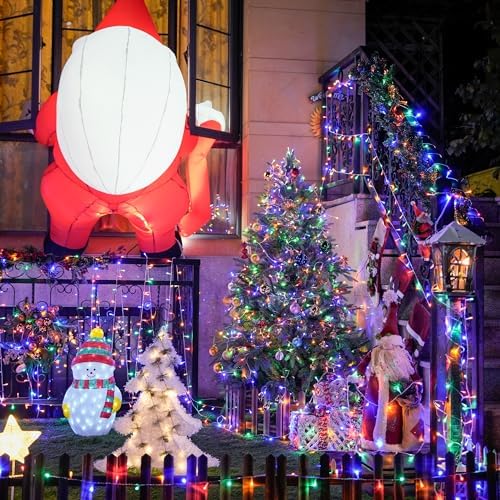 JMEXSUSS 132ft 400 LED Christmas Lights Indoor Outdoor Waterproof - Image 6